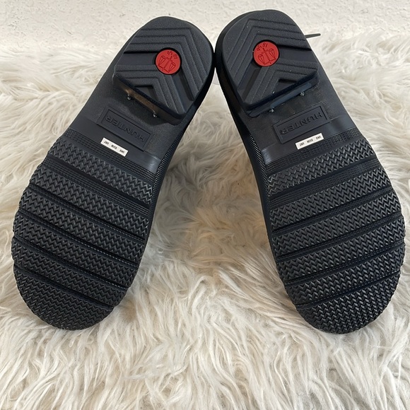 HUNTER Women's Original Chelsea Rain Boots Waterproof Size 7 Dark Blue New - Picture 10 of 12